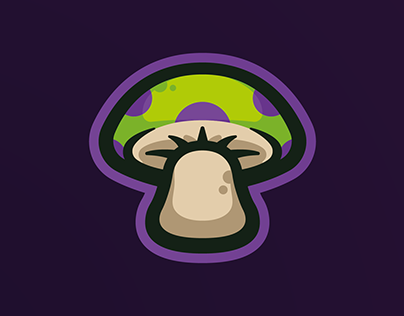 Teemo Mushrom Mascot Logo