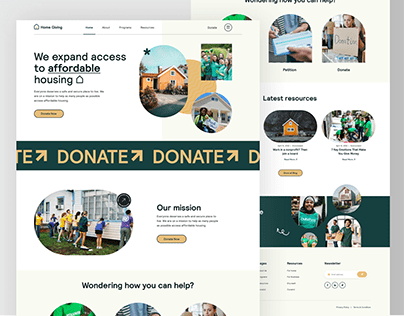 Home Giving - Donation Landing Page