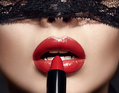 Red lips passion