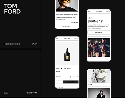 TOM FORD | E-commerce Redesign