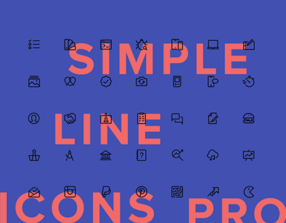 Simple Line Icons Pro