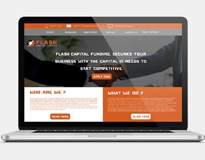 Flash Capital Banking Mockup