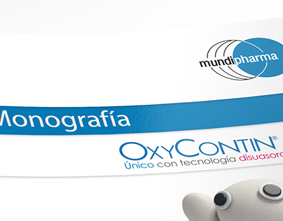 Editorial design of OxyContin monographie
