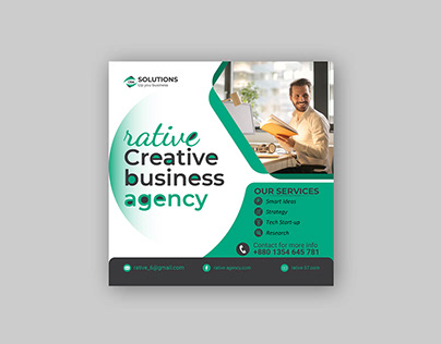 Social media post design | Creative business agency