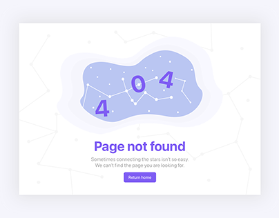404 Error Page UI