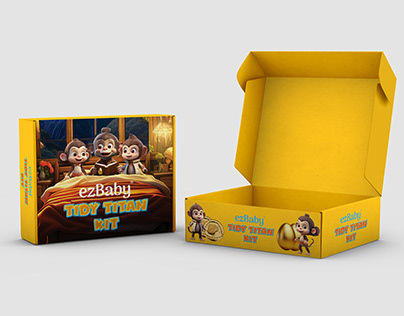 kids story mailer box design | packaging design