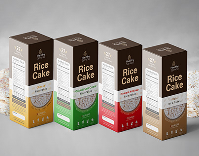 Healthy Spread - Rice Cake Packaging