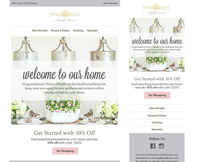 Smallwood Homes - Welcome Series