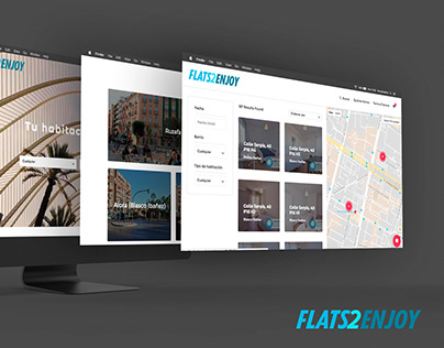 Website develop and design - FLATS2ENJOY