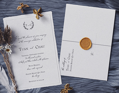 Tuan & Chau Wedding Invitation
