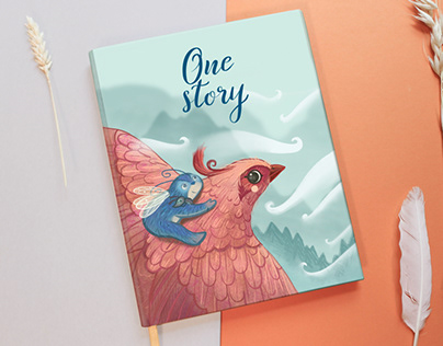 ONE STORY. Children’s book concept.