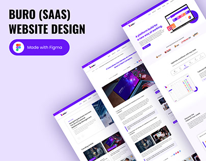 Project thumbnail - Saas website landing page design