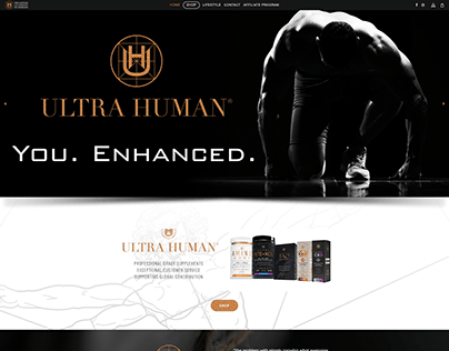 The Ultra Human | Website Design