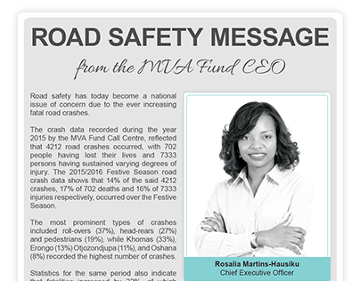 MVA Fund_CEO's Road Safety Message