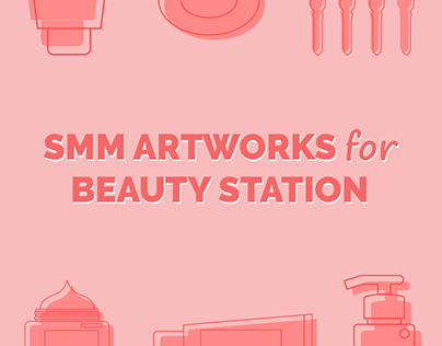 Social Media Marketing Artworks | Beauty Station