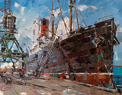 RMS CARPATHIA Series OCEAN LINERS & FINE ART part #4