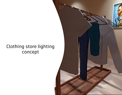 Clothing store lighting concept
