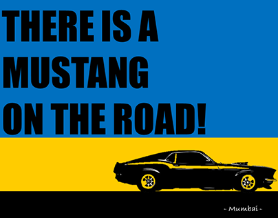 FORD MUSTANG AD - ON THE ROAD