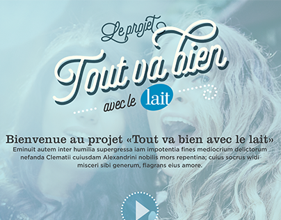 Le Lait - Fall 2015 web campaign