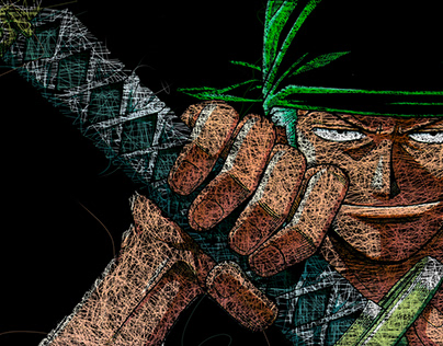 🚨NEW ARTWORK!! RORONOA ZORO💚 💯