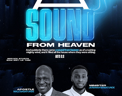 A Sound From Heaven Christian Flyer