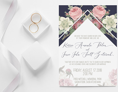 Stationery Design: Wedding Invitation
