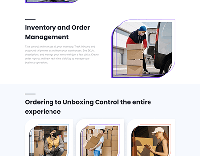 Shipping Warehouses Landing Page