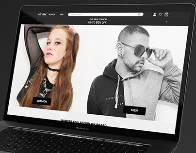 Villain. - Fashion brand: Interactive website.