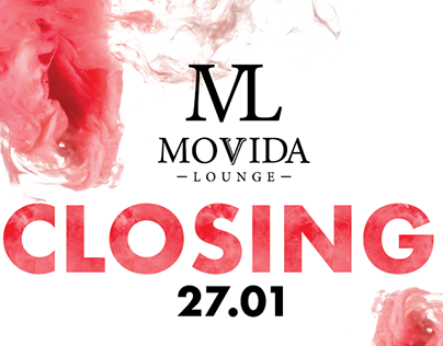 Poster for Movida Lounge, Sacile (PN)
