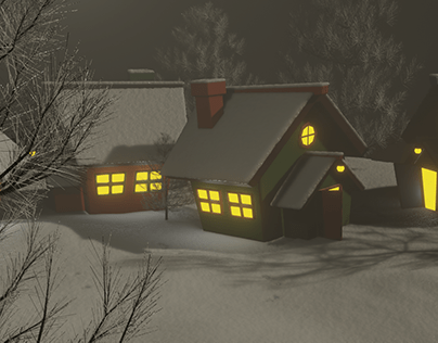 Snowy Cottages
