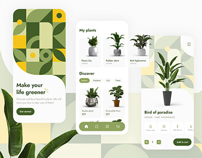 Mobile App for buying plants
