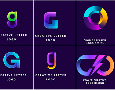 Letter , Chrome , Power go , Youth , Avater logo`s