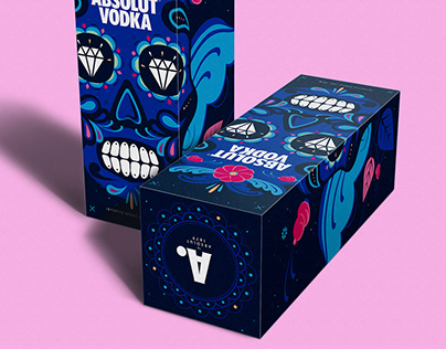 Absolut Vodka – Dia De Los Muertos packaging