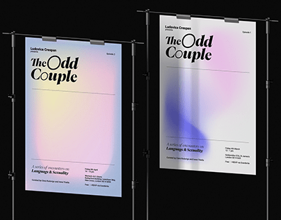The Odd Couple Exhibition Poster Design