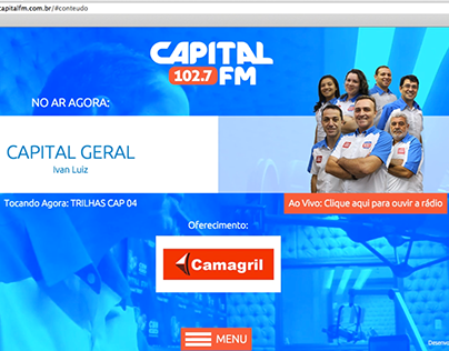 Capital FM - Novo Site