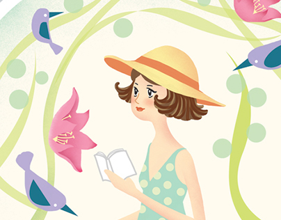 Advertising Illustration for Origins skin care products