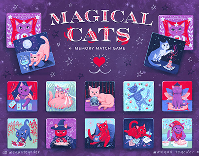 "Magical Cats" - A Memory Match Game