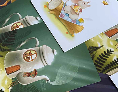 Children's Book Illustration - Magic Teapot