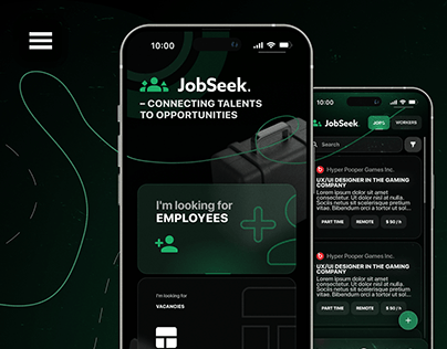 Project thumbnail - JobSeek - Mobile InGame iOS App
