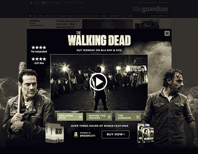 The Walking Dead Rich Media Advert