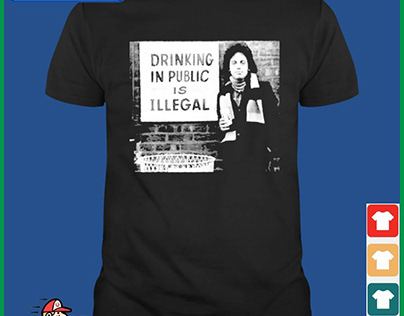 Billy Joel Vintage Drinking In Public Is Illegal Shirt