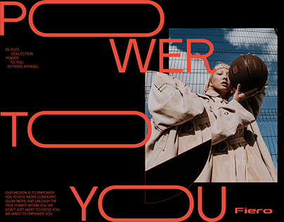 POWER TO YOU - Fashion Campaign Branding