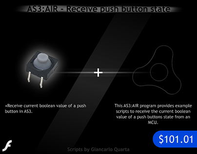 AS3:AIR - Receive push button state