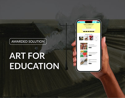 Art For Education | Award Winning Website Concept