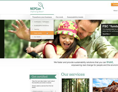 Nepcon Website Design