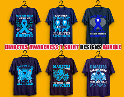 diabetes awareness T-shirt Design