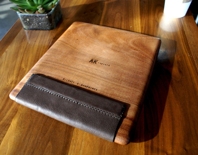 Jatoba Wood iPad Case