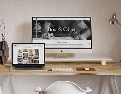 Bois & Objet - Web Design