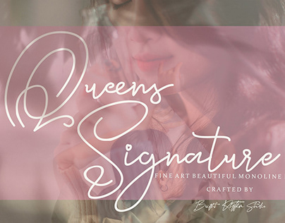 Free Queens Signature Handwritte Font