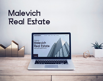 Multi-page website for real estate Malevich